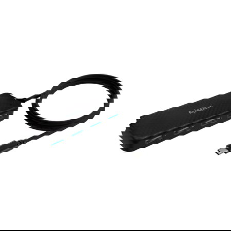 AISENS - HUB USB 3.1 USB-C, USB-C/M-4XTIPO A/H, NEGRO, 60CM AISENS - HUB USB 3.1 USB-C, USB-C/M-4XTIPO A/H, NEGRO, 60CM