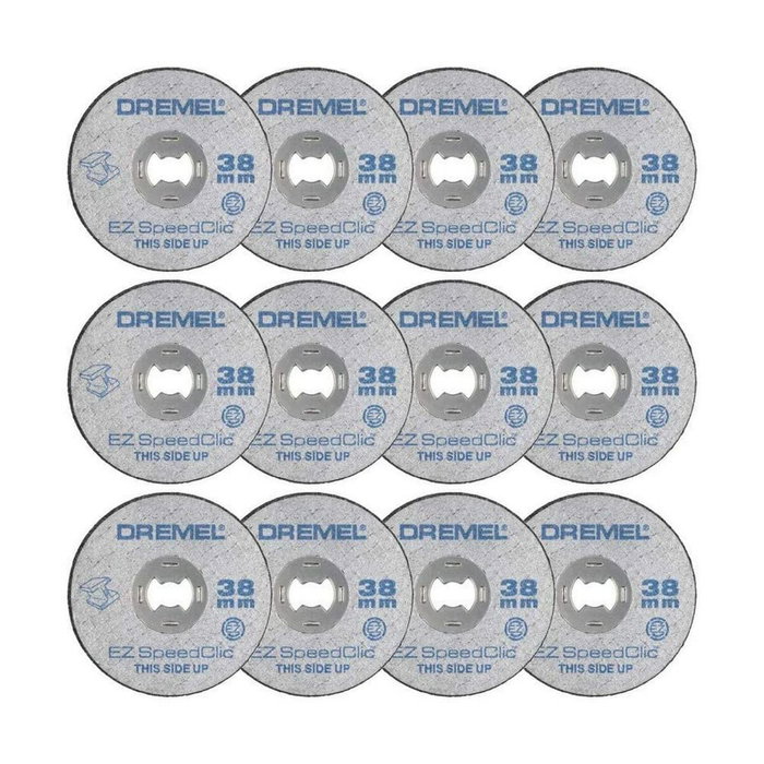 Dremel 12 discos metálicos EZ Speedclic 38mm