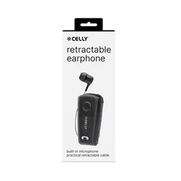 Celly BHCLIP Auriculares Monoaurales USB Tipo C Negro