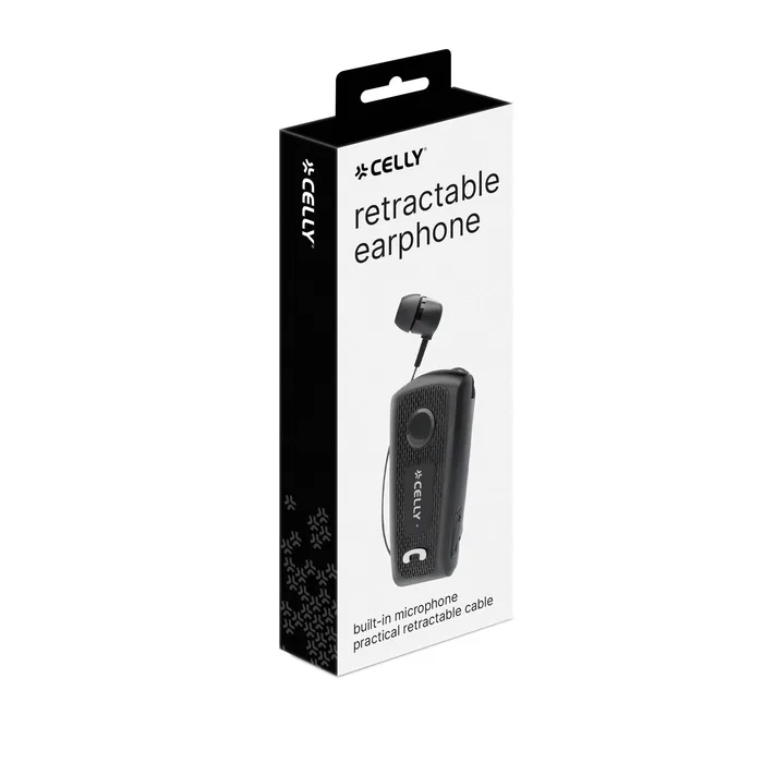 Celly BHCLIP Auriculares Monoaurales USB Tipo C Negro