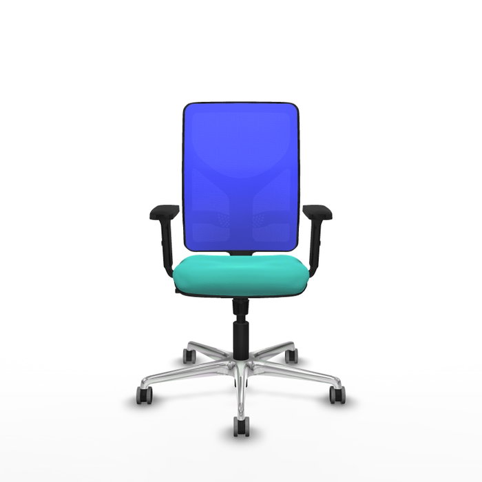 PIQUERAS Y CRESPO Silla de oficina Motilla con mecanismo Sincro, Turquesa y Azul PIQUERAS Y CRESPO Silla de oficina Motilla con mecanismo Sincro, Turquesa y Azul
