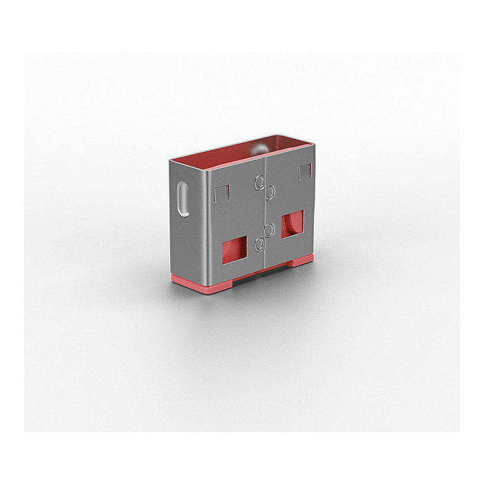 Lindy Bloqueador de Puerto USB Tipo A, Rosa, Pack de 10