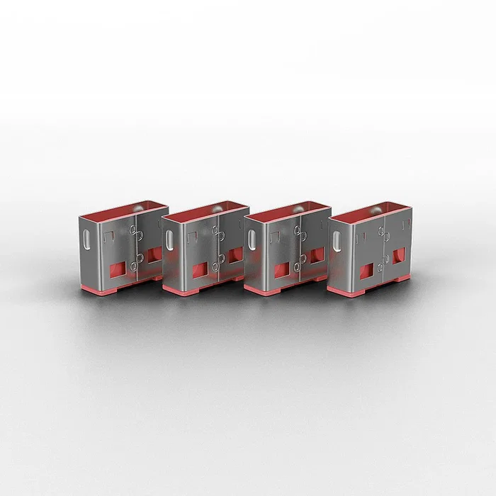 Lindy Bloqueador de Puerto USB Tipo A, Rosa, Pack de 10