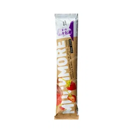 MUCHMORE Barrita Energética de Dátil, Higo, Chocolate Blanco, Almendra y Fresa 35Gr