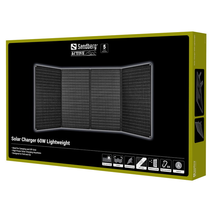 SANDBERG Solar Charger 60W LightWeight