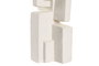 DKD Home Decor Lámpara de Sobremesa Gres Abstracto Crudo