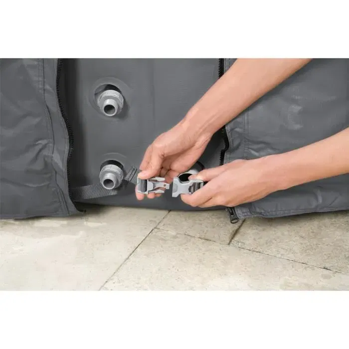 Bestway BES6941607350867 Manta Térmica EnergySense para Spas Redondos, 236 x 71 cm