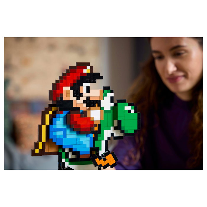 LEGO Super Mario World Set de Construcción Mario y Yoshi 1215 Piezas - Juego de Construcción