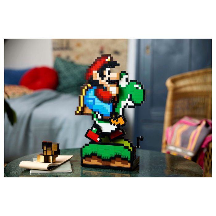 LEGO Super Mario World Set de Construcción Mario y Yoshi 1215 Piezas - Juego de Construcción