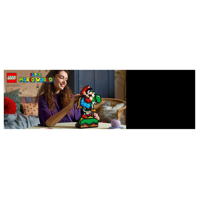 LEGO Super Mario World Set de Construcción Mario y Yoshi 1215 Piezas - Juego de Construcción