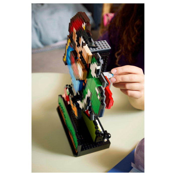 LEGO Super Mario World Set de Construcción Mario y Yoshi 1215 Piezas - Juego de Construcción