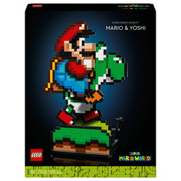 LEGO Super Mario World Set de Construcción Mario y Yoshi 1215 Piezas - Juego de Construcción