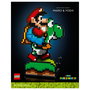 LEGO Super Mario World Set de Construcción Mario y Yoshi 1215 Piezas - Juego de Construcción
