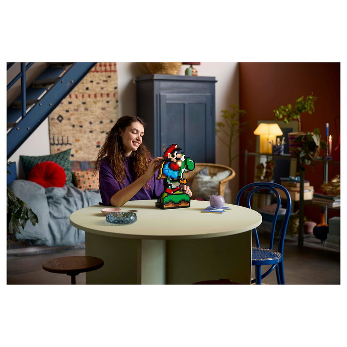 LEGO Super Mario World Set de Construcción Mario y Yoshi 1215 Piezas - Juego de Construcción