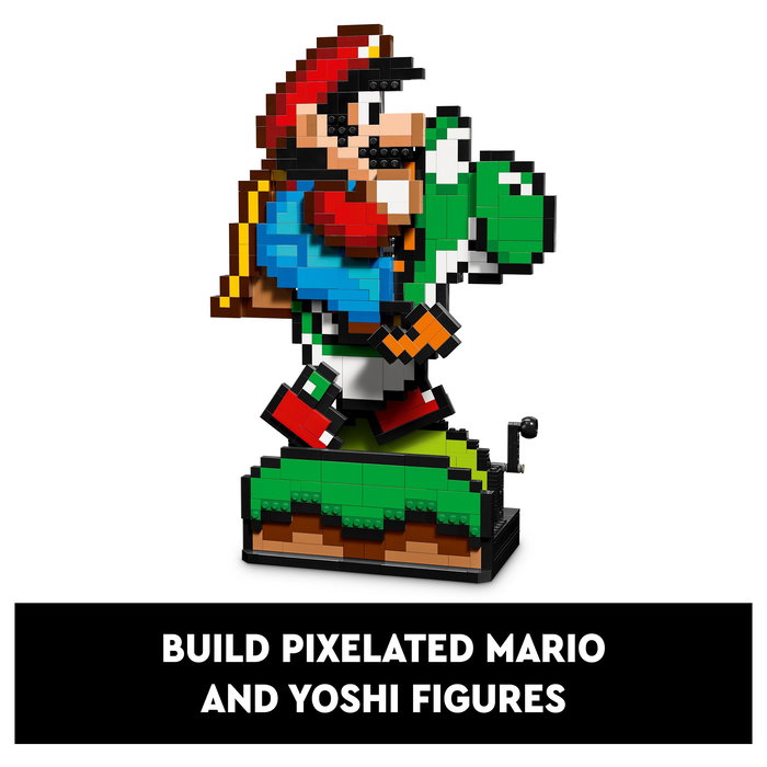 LEGO Super Mario World Set de Construcción Mario y Yoshi 1215 Piezas - Juego de Construcción