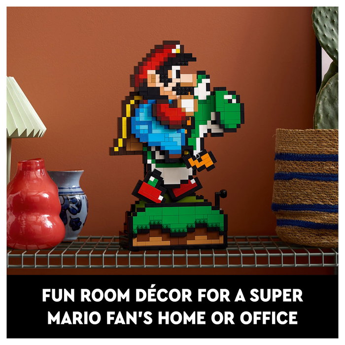 LEGO Super Mario World Set de Construcción Mario y Yoshi 1215 Piezas - Juego de Construcción