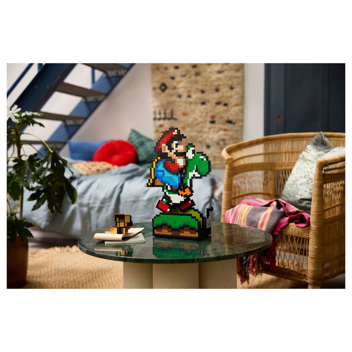 LEGO Super Mario World Set de Construcción Mario y Yoshi 1215 Piezas - Juego de Construcción