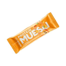 Biotech USA Protein Muesli con Albaricoque - Paquete de 28 unidades, Bolsitas de 30g cada una