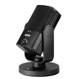 RODE NT-USB Mini Micrófono de Estudio USB-C Cardioide para Podcast y Streaming Negro Mate