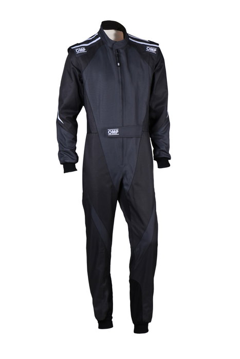 OMP Traje de Carreras Karting KS-3X FIA 8877-2022 Negro/Antracita Talla 56 OMP Traje de Carreras Karting KS-3X FIA 8877-2022 Negro/Antracita Talla 56