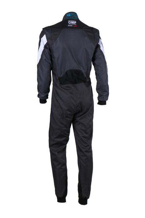 OMP Traje de Carreras Karting KS-3X FIA 8877-2022 Negro/Antracita Talla 56 OMP Traje de Carreras Karting KS-3X FIA 8877-2022 Negro/Antracita Talla 56