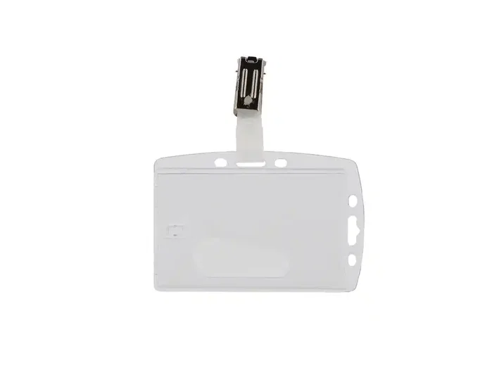 Q-Connect Identificador con pinza metálica uso vertical/horizontal 54x85 mm