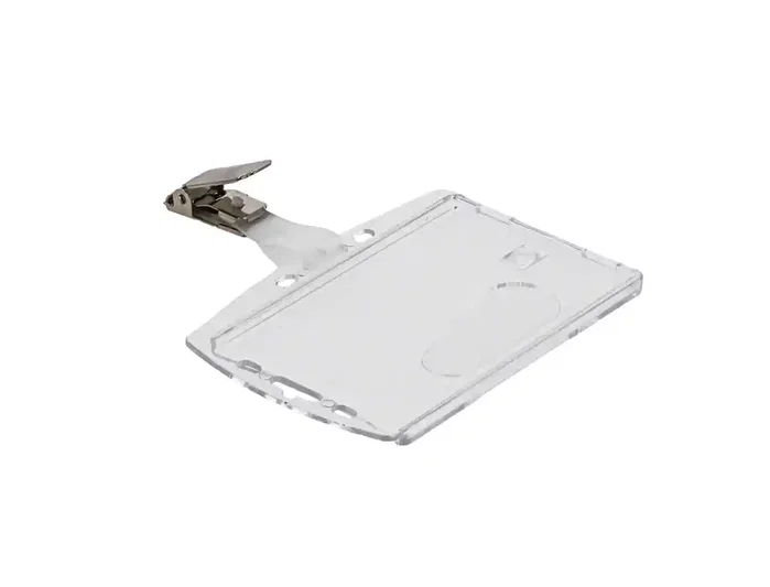 Q-Connect Identificador con pinza metálica uso vertical/horizontal 54x85 mm