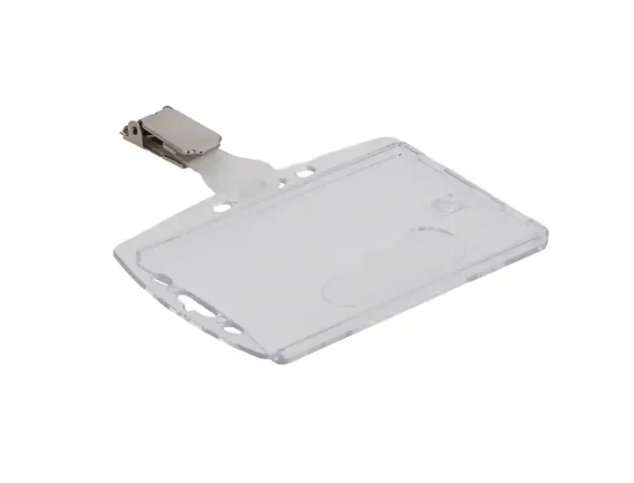 Q-Connect Identificador con pinza metálica uso vertical/horizontal 54x85 mm