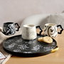 WIDDOP & CO Taza Shapes Mickey Disney, Dolomita, Efecto Craquelado, Asa Oreja Ondulada