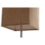 DKD Home Decor Lámpara de Sobremesa de Madera y Lino Marrón 15x15x43 cm