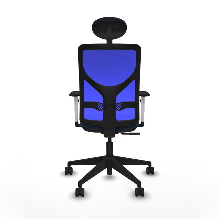 PIQUERAS Y CRESPO Silla de oficina Motilla con mecanismo Sincro Azul