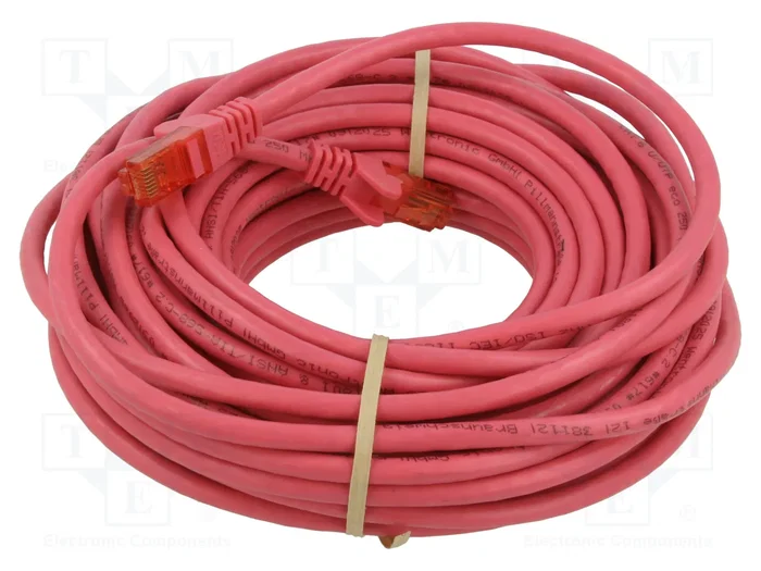 GOOBAY Patch Cord Cat 6 U/UTP 15m Rosa