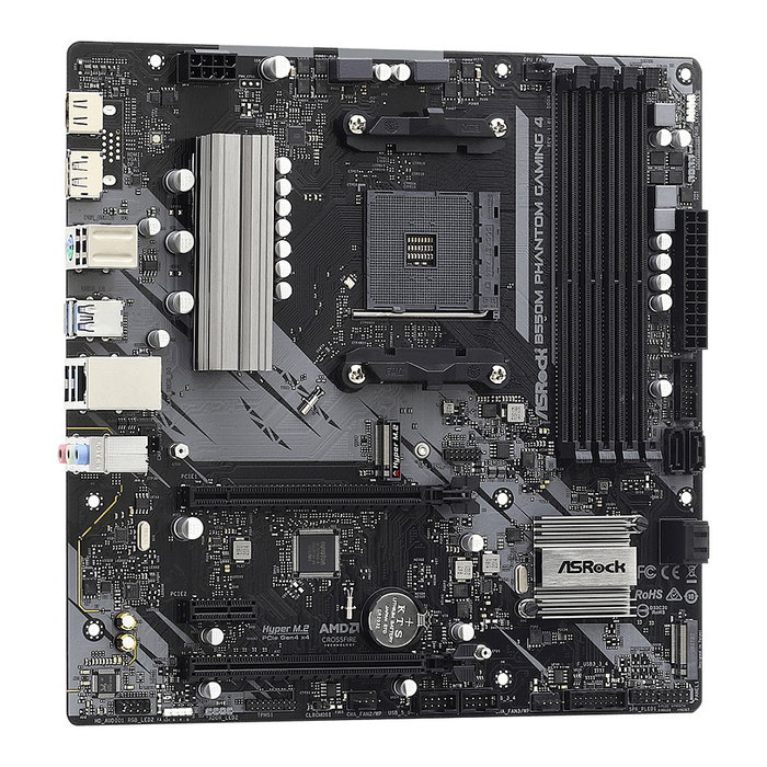 ASRock B550M Phantom Gaming 4 Micro ATX AMD B550 ASRock B550M Phantom Gaming 4 Micro ATX AMD B550