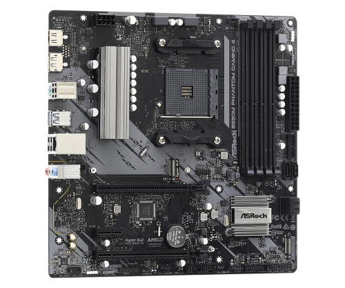 ASRock B550M Phantom Gaming 4 Placa Base AMD B550 Socket AM4 Micro ATX para PC Gaming