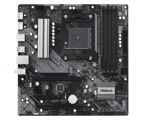 ASRock B550M Phantom Gaming 4 Placa Base AMD B550 Socket AM4 Micro ATX para PC Gaming