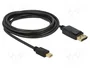 DeLOCK Cable mini DisplayPort 1.2 a DisplayPort 4K 60 Hz, 3 m