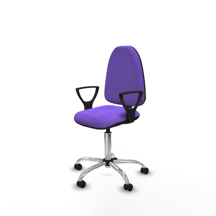 PIQUERAS Y CRESPO Silla de oficina Aýna en color Lila con Base cromada PIQUERAS Y CRESPO Silla de oficina Aýna en color Lila con Base cromada