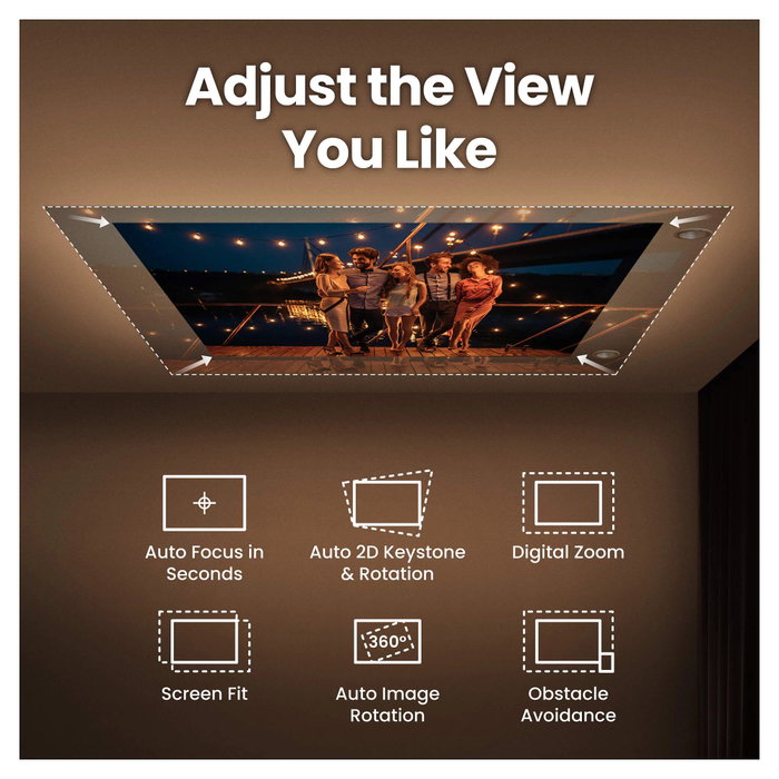 BenQ GV32 Proyector Portátil Full HD con Google TV y Sonido 2.1 canales