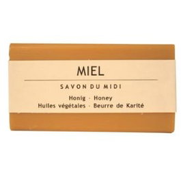 SAVON DU MIDI Jabón en pastilla de miel 100gr. BIO