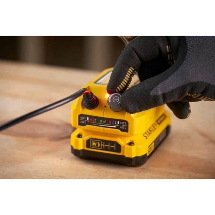 Stanley Fatmax Soldador 18 V - 204 °C a 484 °C - Rango V20 - SFMCE040B-XJ