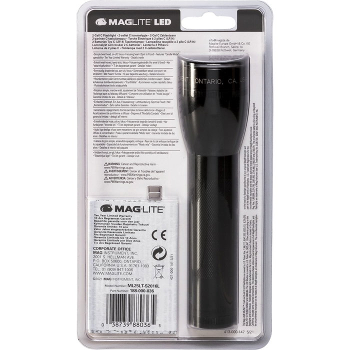 Maglite ML25LT Linterna LED de 2 Pilas C Maglite ML25LT Linterna LED de 2 Pilas C