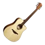 LAG Guitarra Acústica Dreadnought Cutaway Tramontane 70 Natural - Acabado Satinado