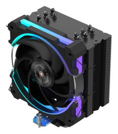Coolbox H6 Ring ARGB Disipador de CPU Negro