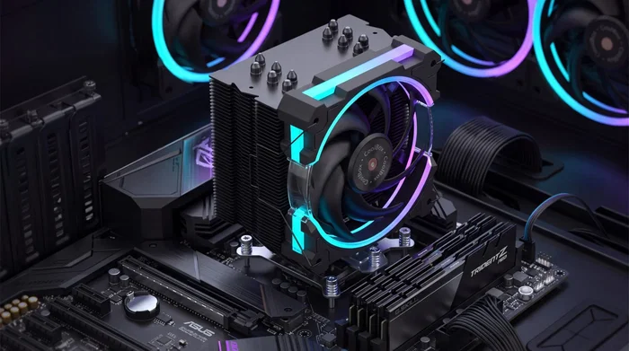 COOLBOX H6 Ring ARGB Negro