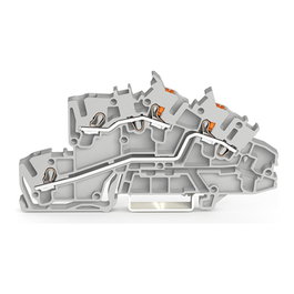 WAGO 2203-7542 Bloque de terminales Push-in CAGE CLAMP Gris