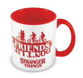 Stranger Things Taza Coloured Inner Friends Don't Lie