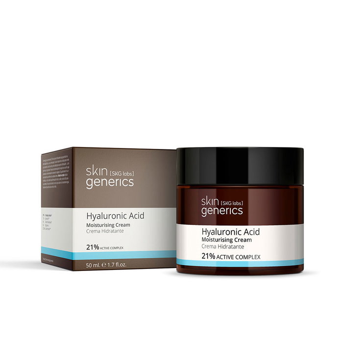 Skin Generics Crema Hidratante Ácido Hialurónico 21% 50 ml Tratamiento Facial Hidratante