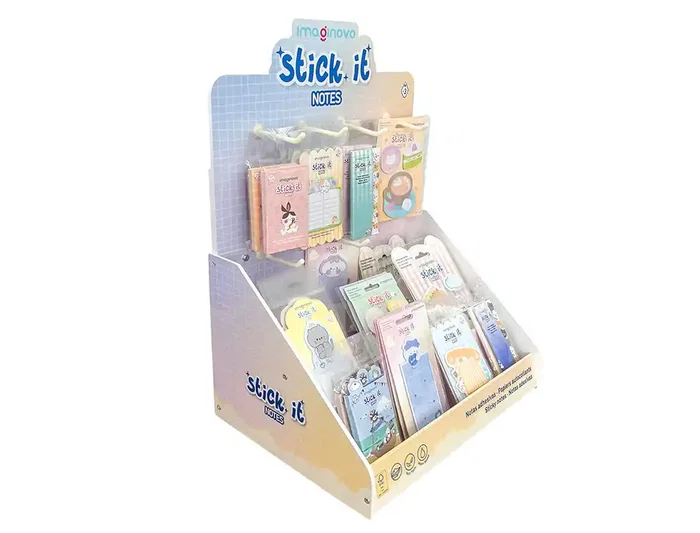 Imaginovo Bloc Notas Adhesivas Fantasía Expositor Sobremesa 160 Unidades Surtidas 310x270x420 mm