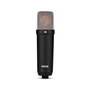 RODE Nt1 Signature Black Micrófono de Condensador de Estudio con Acabado Negro para Voces, Instrumentos, Podcasting y Streaming