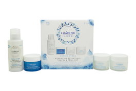 Lumene Nordic Hydra Gift Set 50ml Oat Milk Oil Cleanser + 15ml Gel Mask + 15ml Moisturizer + 15ml Overnight Cream
